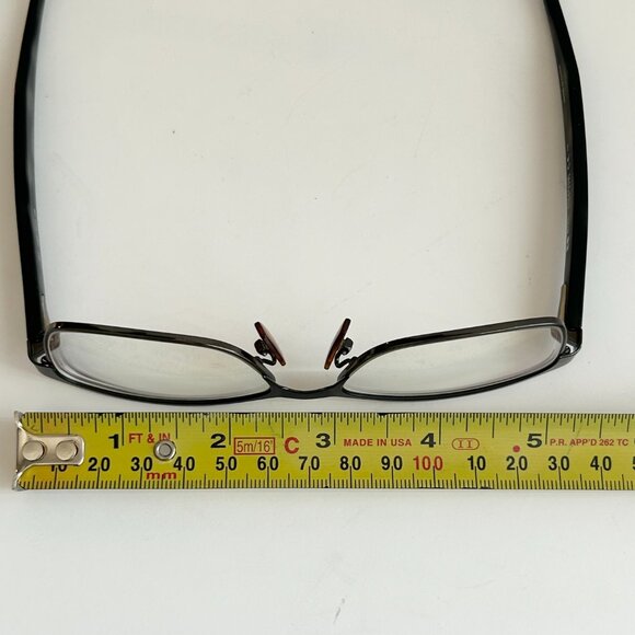 Boss Orange Eyeglasses Frame BO 0114 Metal Half Rim in Black unisex - Picture 6 of 12